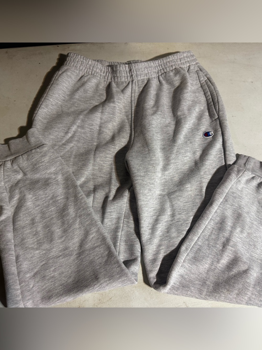 Champion Kids Grey Logo Sweatpants